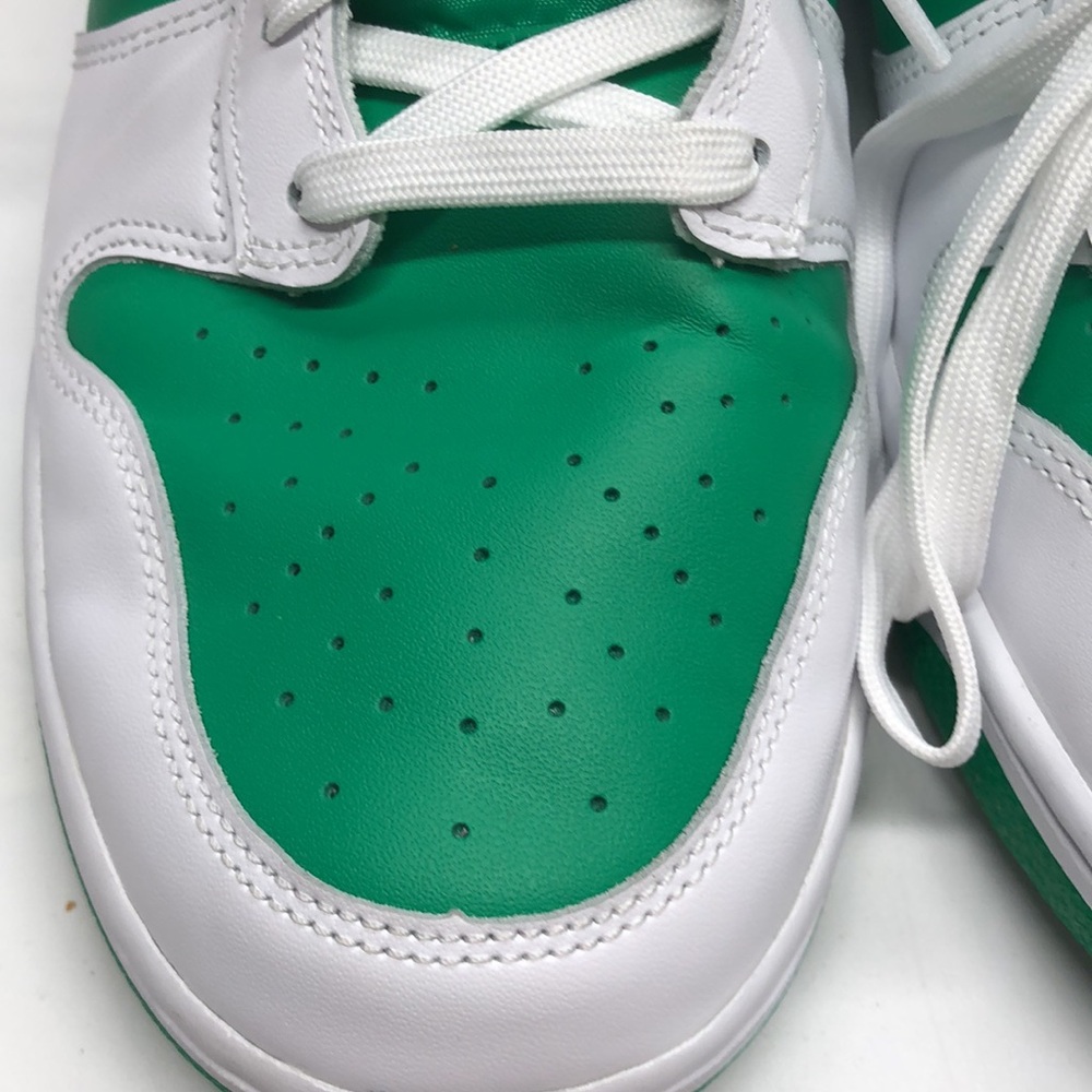 Men’s Nike Dunk Hi White/Green DV0829-300 USED Tried On Size 14 - Picture 10 of 13